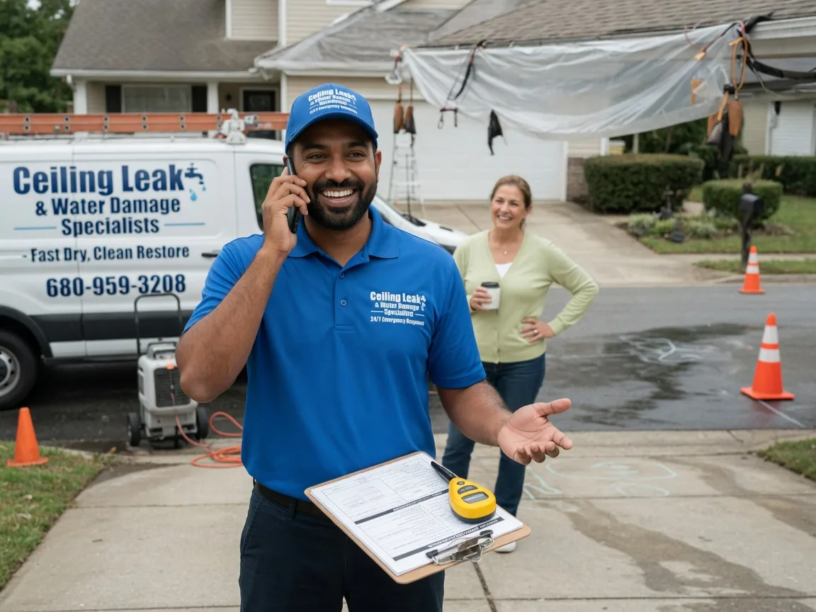 Ceiling Leak Cleanup Crofton, NE FAQs